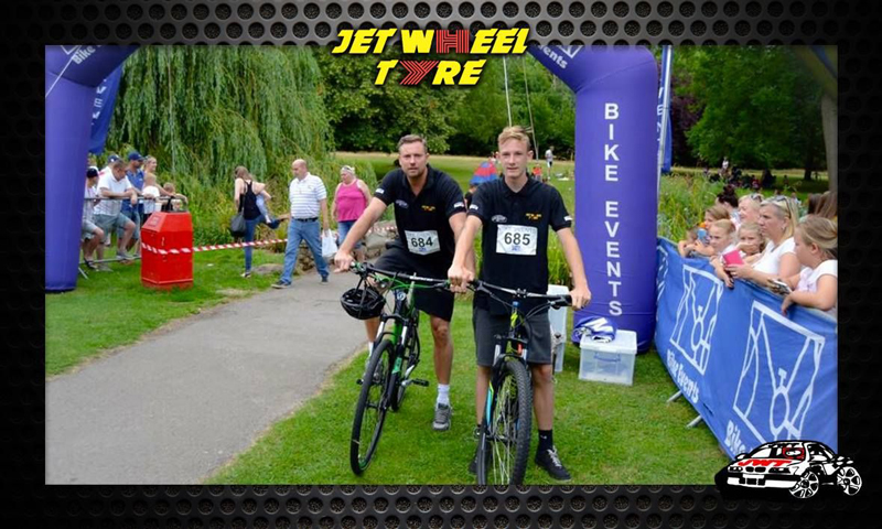 Charity Bike Ride For The British Heart Foundation at Jet Wheel Tyre In Essex